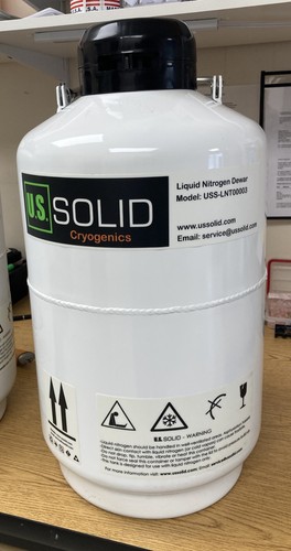 Solid liquid nitrogen - solid,
